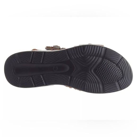 L'Artiste Brissa Sandals- Grey/Multicolor Butterfly Floral Print Women’s Sandals - Picture 5 of 16